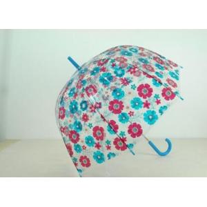 Buy cheap Compact Transparent Birdcage Dome Umbrella 8 Ribs Curved Handle Durable Windproof from wholesalers