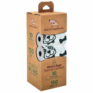 Biodegradable Plastic Bags Dog Waste Handling Use With Dispenser