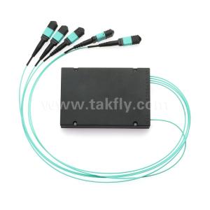 Fiber Optic Cable MPO/MTP SM/MM PLC Splitter 1x4 for Data Center FTTX
