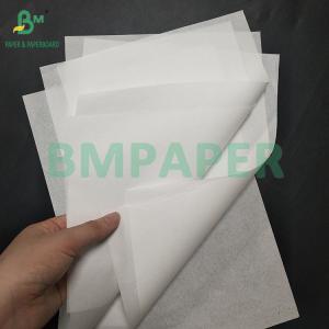 40gsm Food Grade White Kraft Greaseproof Hamburger Wrapping Paper