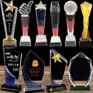 Buy cheap Honor Of Crystal Wholesale Trophy Crystal Award Plaque For Engraving Award Crystal Trophies from wholesalers