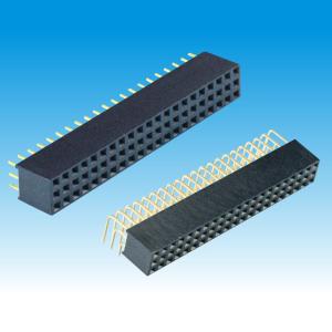Buy cheap Triple Row Female Header Connector , Y Type Right Angle Pin Header from wholesalers