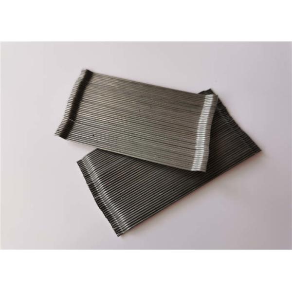 Quality 1200Mpa Glued Hooked Ends Steel Fiber Enhance Concrete Strength for sale