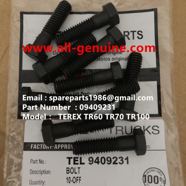 Quality 09409231 BOLT TEREX NHL SANY TR35A 3303 3305 3307 TR50 TR60 TR100 NTE240 NTE260 MT3600 MT3700 MT4400AC for sale