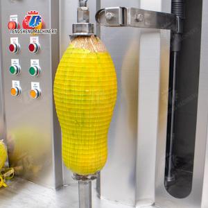 Melon and fruit double head with single cutter peeling machine pineapple Peeling