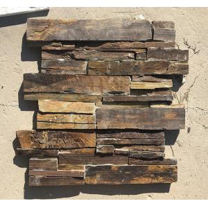 China Veneer Cultured Stack Ledge Stone Exterior Wall Cladding Panles With Corners on sale