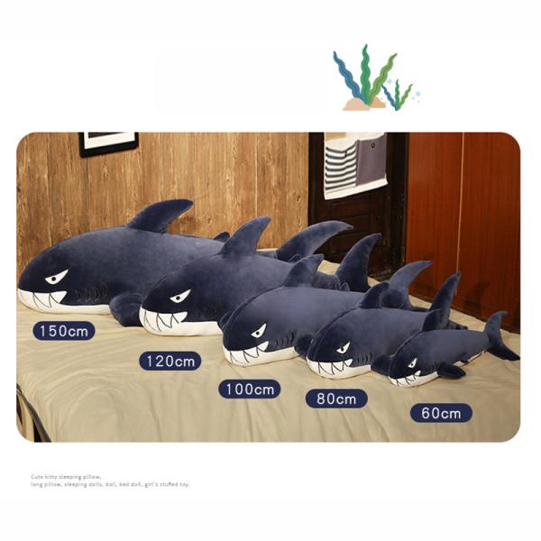 Buy cheap High Elasticity Shark Soft Toy , Navy Blue / Grey Baby Shark Stuffed Animal from wholesalers