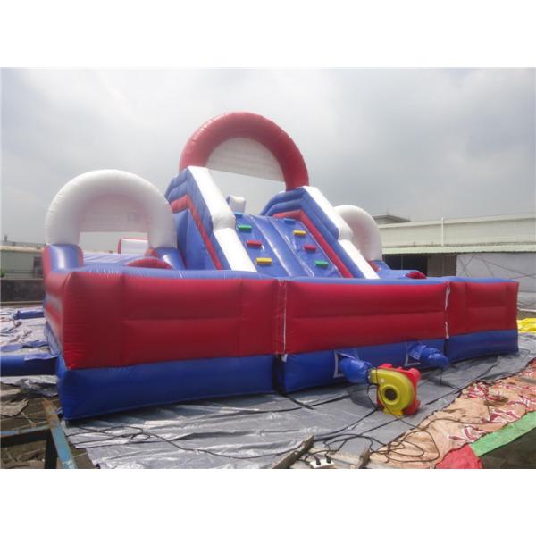 Buy cheap Commercial Giant Inflatable Amusement Park / Inflatable Obstacle Combo with Slide from wholesalers