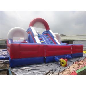 Buy cheap Commercial Giant Inflatable Amusement Park / Inflatable Obstacle Combo with Slide from wholesalers