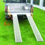 Buy cheap Anti Skid ISO9001 Metal Trailer Ramps Steel Car Trailer Ramps For ATVs from wholesalers