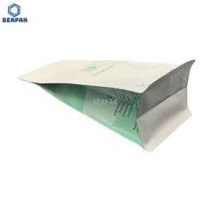 Mylar Moisture Barrier Coffee Laminated Flat Bottom Pouches