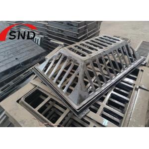 Buy cheap Square Protrusion Cast Iron Gully Grate with Spray Paint for Heavy Duty Waterflow C250 Drain Cover from wholesalers