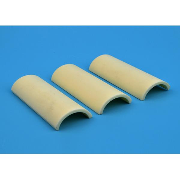 Quality Customized Half Round Ceramic Tube / Protective Sleeve For Security Equipment for sale