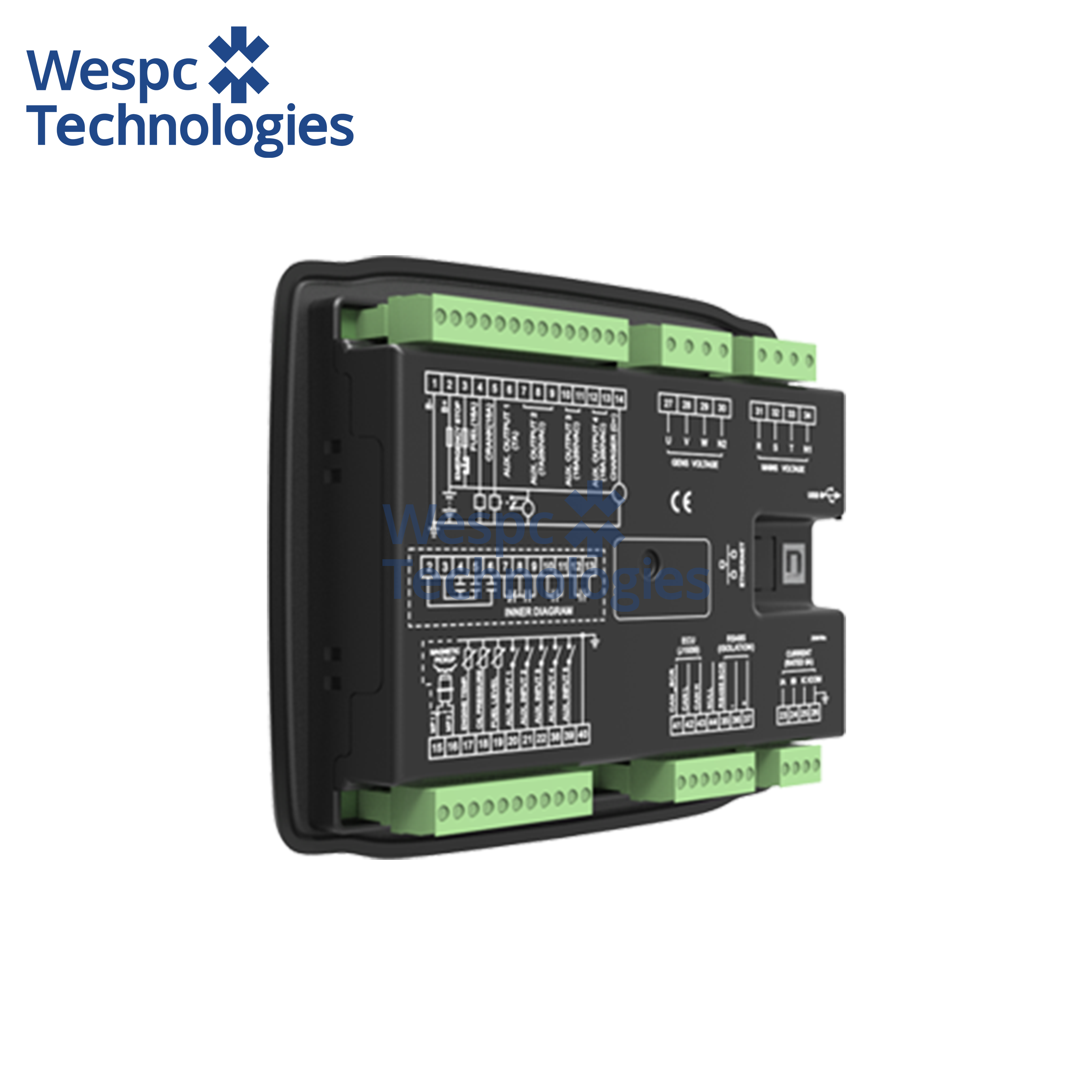 WESPC Original Smartgen HGM6120CAN Diesel Genset AMF Control Module