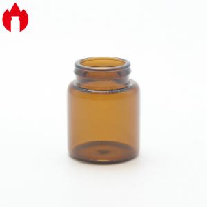 Buy cheap Borosilicate 10ml Brown Glass Vial With Plastic Cap from wholesalers