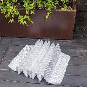 Buy cheap 99g Weight Ultralight Foaming Sleeping Pad Pearl White Saving Space PE Foam Mat from wholesalers