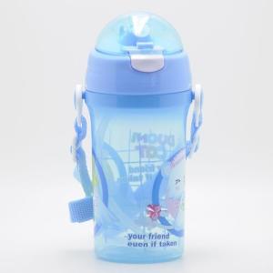 Buy cheap 300ml Plastic Children Water Bottle with Straw Lid belt from wholesalers
