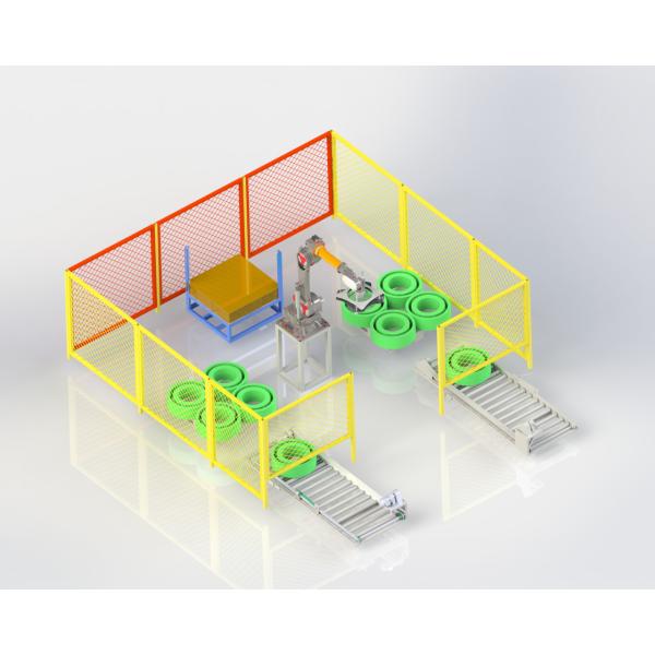 Buy cheap Automated PET strapping winder winding machine with automatic Palletizing System from wholesalers