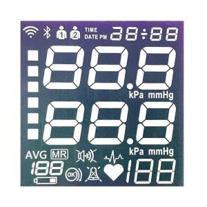 Buy cheap Factory Sales TN Segment LCD Black And White Segment Code Sphygmomanometer Customizable Display from wholesalers