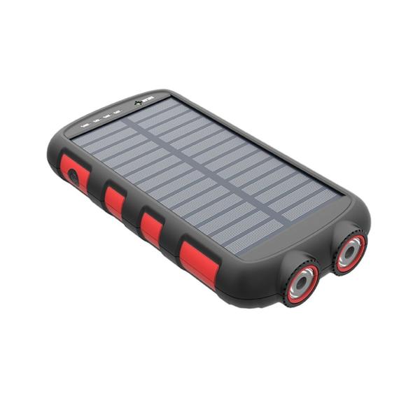 Quality High Capacity Charger 20000mah Portable Camping Power Station Mobile Solar Powerbank for sale