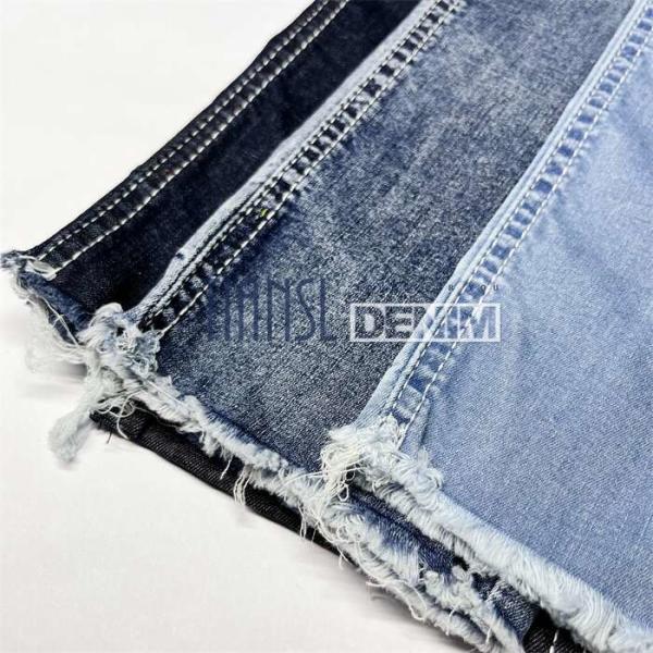 Quality Stretchable Medium Weight Denim Fabric Blue Denim Material 10.8 oz for sale