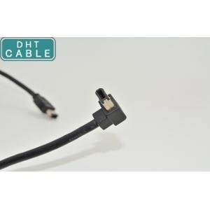 Buy cheap 6P Male To Male Right Angle IEEE 1394 Firewire Cable , Hi - Flex Security Camera Cable from wholesalers