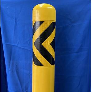 Buy cheap Roadway Safety Remote Control Parking Bollards Yellow Powder Pipe Cast 1000mm Height from wholesalers