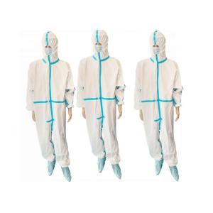 Buy cheap Surgical Suit M L XL Threaded Sleeve Disposable Isolation Gowns from wholesalers