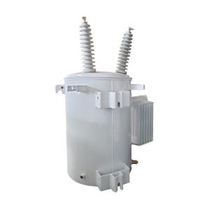 Buy cheap Step Down Single Phase Pole Mounted Oil Type Distribution Transformers 50kva 13.2kV from wholesalers