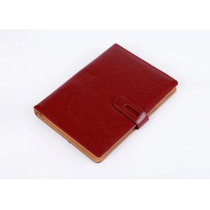 Buy cheap PU Leather Hard Cover Notebook Planner / Journal Flexor Printing With Pen from wholesalers