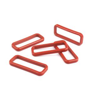 Buy cheap Circular Custom Silicone Rubber Gasket, Circular Square Rubber Gasket from wholesalers