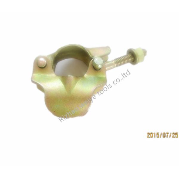 Buy cheap Light duty Pressed coupler scaffold sleeve coupler 48.3mm 0.53kg color zincing from wholesalers