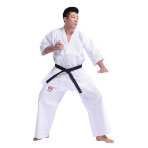 Buy cheap Preshrunk WKF Karate Suits Lightweight Karate Gi White Karate Costume from wholesalers