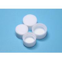 Buy cheap 13mm White Threaded Plastic Cover Caps PP Material For Screw Bottle product