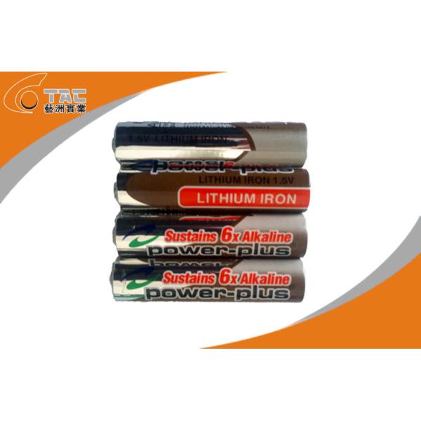 Buy cheap High Capacity Primary Iron Lithium LiFeS2 1.5V AAA L92 CE, RoHS certification from wholesalers