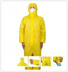 Buy cheap Oil Refinery / Chemical Handling Type 3B Disposable PP PE Protective Coverall With Hood from wholesalers