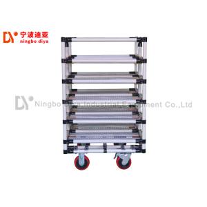 Transparent Red Caster Wheel , Polyurethane Flat Universal Light Duty Caster