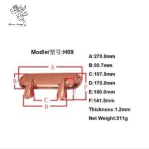 Buy cheap High Polished Silver Swing Coffin Handle With Plastic Panel Covered from wholesalers