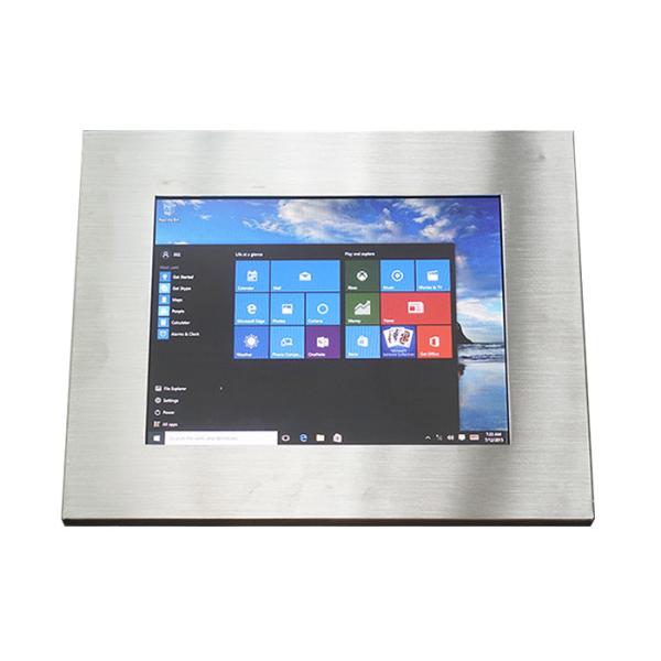High Precision Stainless Steel Panel PC / Waterproof Touch Panel 64G SSD Hard