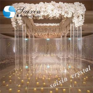 Buy cheap ZT-220H-2 mirror pillars chuppah decoraiton stage wedding from wholesalers