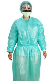 Quality Green Disposable Protective Coveralls Anti Bacterial Polypropylene Coverall for sale