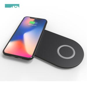 China 2025 Hot Offer Dual Fast Wireless Charger Pad Wireless Stand on sale
