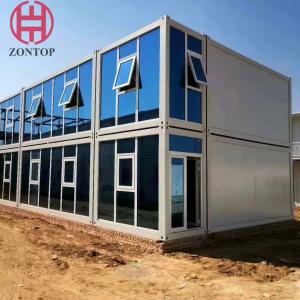 Buy cheap Zontop China Hurricane Proof Modern Modular  3 Bedrooms 2 Storey Prefab Container House from wholesalers