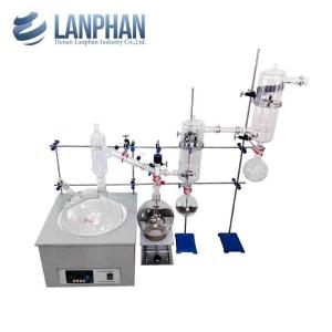 China Short Path Distillation Equipment Molecular essential oil extraction Distiller 20L Lab on sale