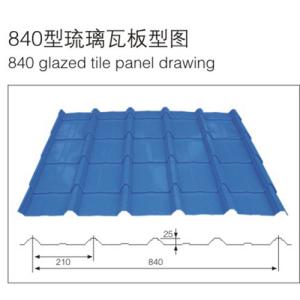 Buy cheap Color Steel Sheet Glazed Tile Roll Forming Machine For Roof from wholesalers