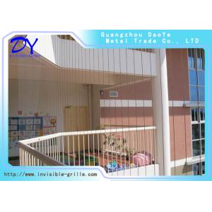 Buy cheap 304 316 Balcony Invisible Grille Easily Maintained For School from wholesalers