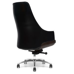 Adjustable Black Leather Revolving Chair Modern Executive Chair Moded Foam