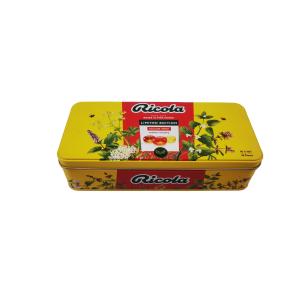 Buy cheap Wholesale CMYK Printed Candy Metal Tin Container with Recyclable Tinplate from wholesalers