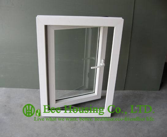 Single Tempered and Clear Glass UPVC Casement Windows, Single Unit With Mosquito