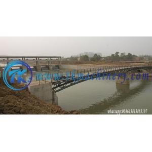 Buy cheap Steel Pedestrian Bridge with Long Span and Heavy Load Capacity in Anti-Skid Deck product